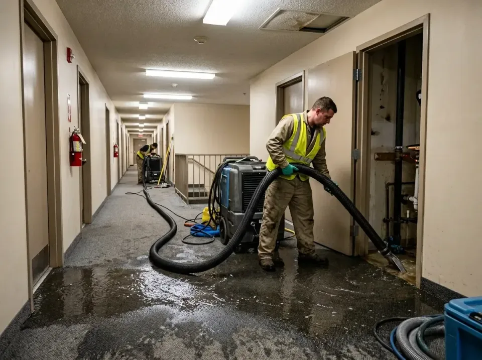 multi-unit-apartment-hallway-f-005 — frequently asked questions, Emergency Burst Pipe Water Extraction & Removal in Burns Fl…